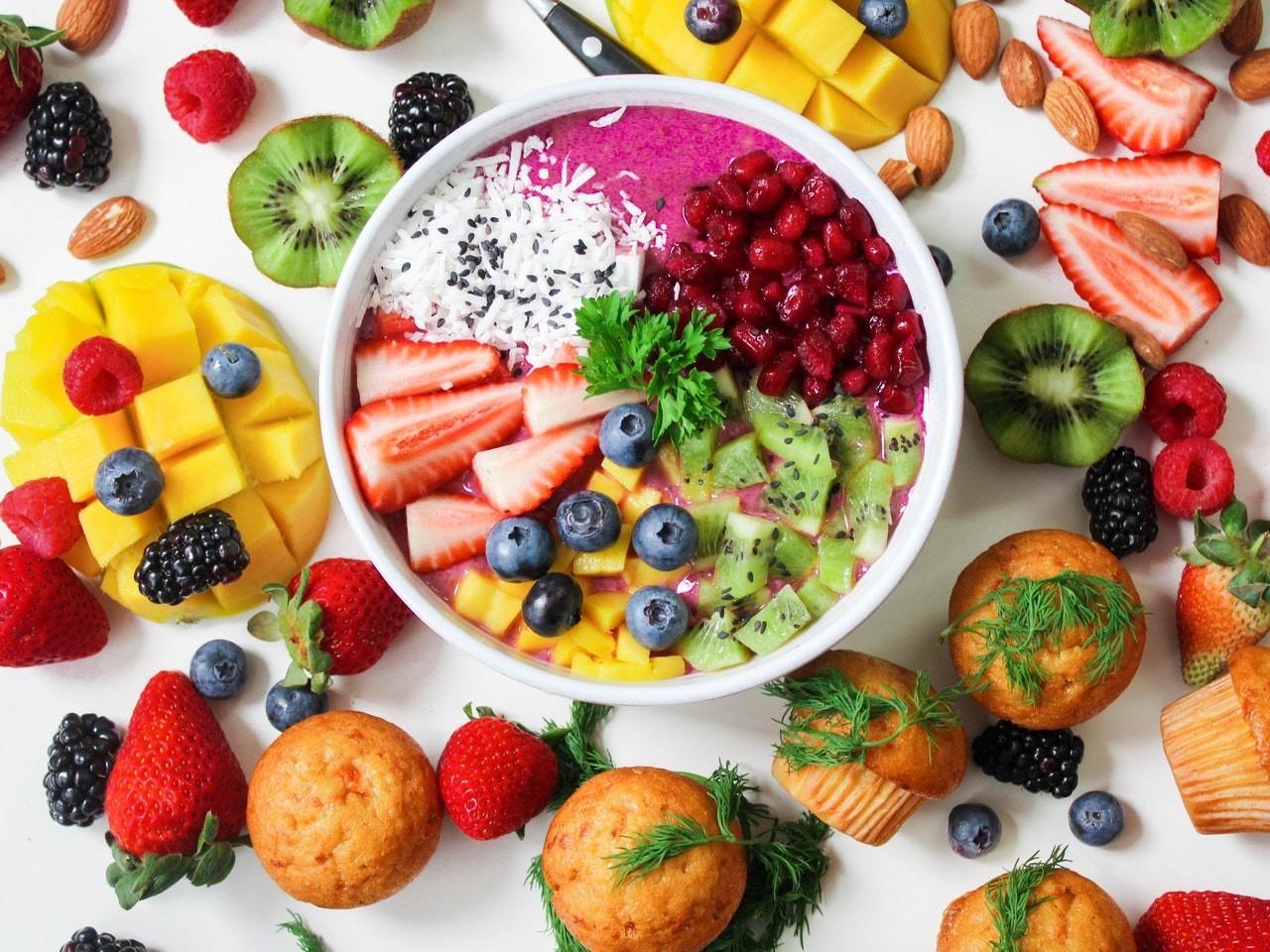 Postre frutas