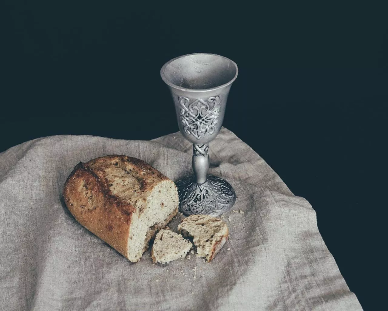 Recordatorio de Primera Comunión Eucaristía Pan y Cáliz