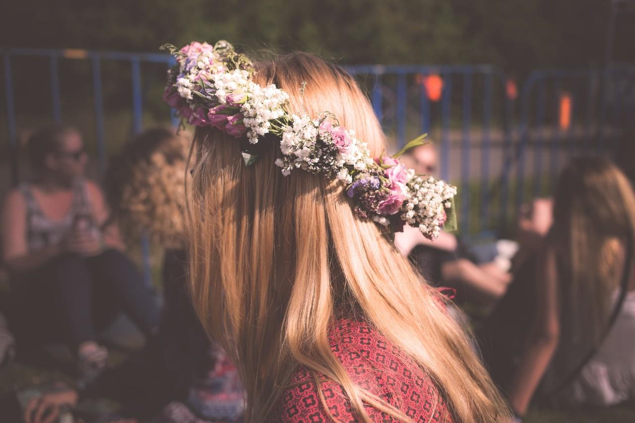 corona para el pelo con flores naturales , Coronitas Para Decorar Ramos De  Flores