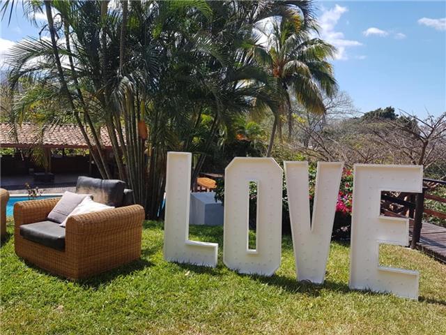 Letras gigantes 1.20mts Iniciales para boda Letras y números para