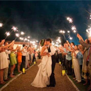 Bengalas largas para bodas