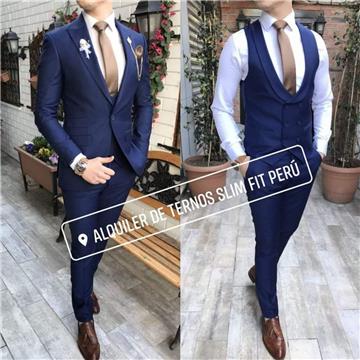 Alquiler De Ternos Sofisticados Slim Fit Peru