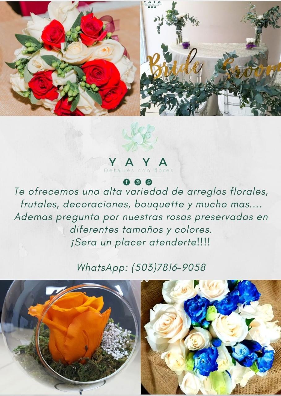 Yaya, detalles con flores, La Libertad, El Salvador